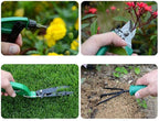 10PCS Gardening Tool Set Plant Care Mechanics Kit Pruning Tools with Carrying Case