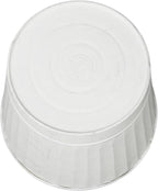 Hosley Metal Planters Pack of 2, Ideal Farmhouse Decor for Floral Arrangements Weddings, Gift Special Events Parties Outdoor Planters White wash 7" Dia x 6" H
