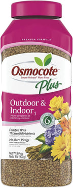 Osmocote Smart-Release Plant Food Plus Outdoor & Indoor₁, Granular Fertilizer with 11 Essential Nutrients, 2 lbs. (Pack of 12)