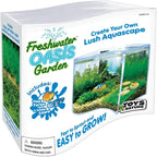 Toys By Nature Freshwater Oasis Garden, Mini Wave Terrarium Kit with Aquatic Seeds and Real Water Plant, Beginner-Friendly Terrariums and Live Indoor Plants Decor