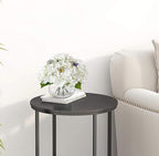 Leftover Hydrangea Artificial Flowers with Vase,White Real Touch Hydrangea Flowers with Butterfly,Faux Hydrangea Flowers for Floral Centerpieces for Tables,Home Decor,Wedding Decor,Coffee Table Decor
