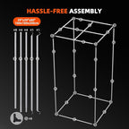 Spider Farmer 3.3x3.3 Grow Tent 2026 New, 39"x39"x80", with Controller Landyard, Enlarged View Window, 1680D Thicken Mylar Canvas for Indoor Hydroponic Growing for SE3000, G3000