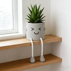 Cute Artificial Fake Plants Mini Succulents in Pots for Desk Decorations Bathroom Kitchen Desk Shelf Potted Plants Office Windowsill Faux Small Plants Decor Accessories 1PC