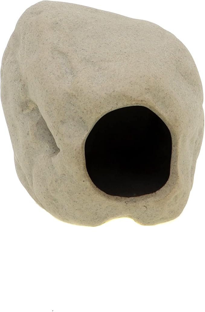 Aquatic Plant Pot,Ceramic Aquatic Decor Plant Cup Holder for Fish Tank Aquarium Aquascape Decoration (M 2pcs)