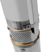 Submersible Pumps 3" OD Pipe 110V/60HZ 0.75KW 1HP Stainless Steel submersible well pump 1" Outlet Submersible Bore Pump submersible well pump with Control Box for Industrial and Home Use (0.75KW 1HP)