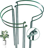 4 Pack Snake Plant Support Stakes, Peony Cages and Supports, Heavy-Duty Hoseplant Support, Hydrangea Support Cage, Aloe Plant Support Ring, Plant Support Stake for Indoor and Outdoor Potted Plants