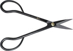 KAKURI Satsuki Bonsai Scissors Made in Japan 7", Japanese Carbon Steel Blade, Precision Bonsai Shears for Fine Pruning and Trimming