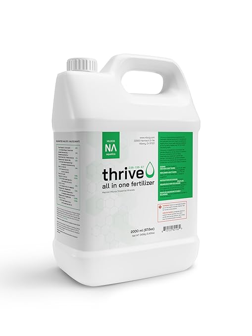 Thrive Planted Aquarium Fertilizer -All in One Planted Tank Liquid Fertilizers - Micro & Macro Nutrient Rich Food for Aquatic Plants - Highly Concentrated (2000ml)