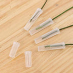 50 Pcs Transparent Plastic Flower Water Tubes Floral Tube for Flower Arrangements (7cm)