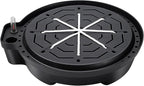 15” Self-Watering Plant Saucer, Capillary Action Theory Auto-Irrigation System, 4-Pack Bases with pH Test Tank & Water Gauge, Heavy Duty for Use in Indoor Grow Tents/Outdoor Gardens