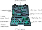 10PCS Gardening Tool Set Plant Care Mechanics Kit Pruning Tools with Carrying Case