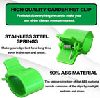 Greenhouse Clamps for3/4-1 Inch PVC Pipe, Greenhouse Hoops,Support Frame, Grow Tunnel,Plant Support Garden Stakes.For Fixing Plant Cover, Garden Plastic Sheeting, Film Row Cover, Net.