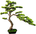 3ft（36in） Artificial Bonsai Tree Juniper Faux Plants Indoor Big Fake Plants Decor with Ceramic Pots for Home Table Office Desk Shelf Bedroom Living Room Decorations (Green)