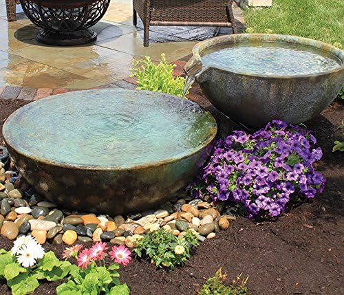 Aquascape 78206 Spillway Bowl Stand (2 Pack) for Pond Water Feature Pool