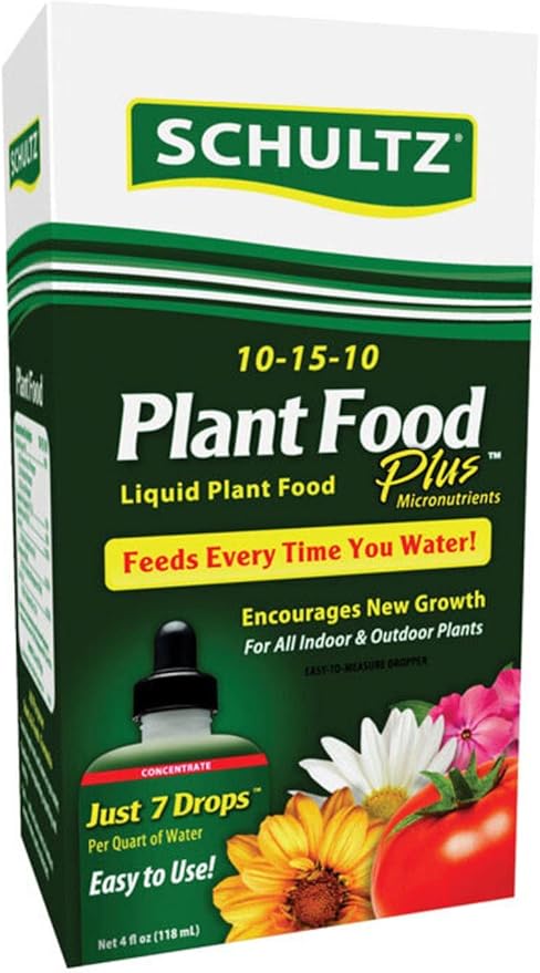 Schultz SPF45160 All Purpose Liquid Plant Food 10-15-10, 4 oz