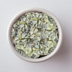 HappyFiller 1.1 LB Natural Decorative Small Jade Gravels Mini River Rocks Soil Cover Pebbles Stones for Succulent Plant,Planter Bonsai,Fairy Garden,Candle Home Decor,Light Green Mix