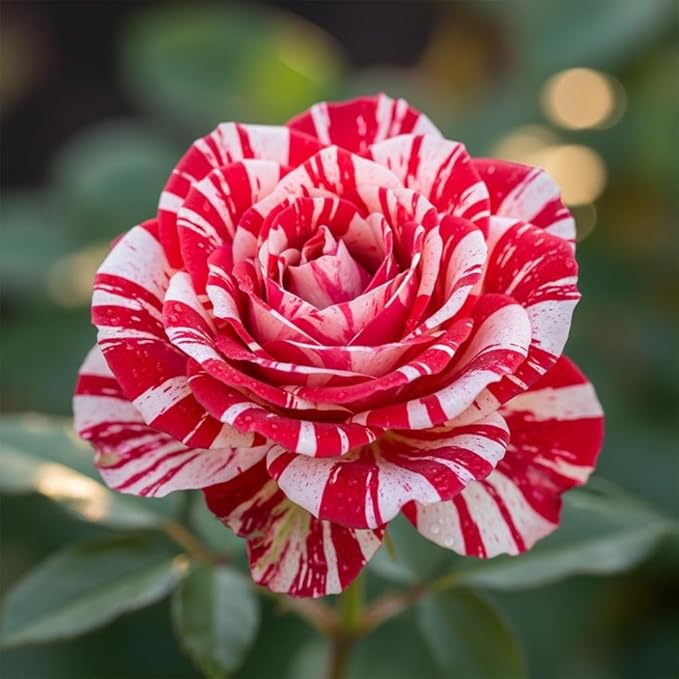 Red White Rose Live Plant, Can Grow As Rose Bushes Shrubs, Fragrant Ready to Plant, Starter Size, 5 to 10 Inc Tall, Dormant in Winter