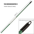 THE GROUNDSKEEPER II 55-inch Lightweight Fiberglass Replacement Rake Handle Only (Green)