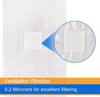 50Pcs Mushroom Growing Bag 6 Mil Thick Mushroom Spawn Bags Autoclavable Bags 8"x5"x20" Mushroom Grow Kit 0.2 Micron Filter Mycobag Grow Kit Tear Resistant Strong