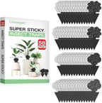 58 Pack Flying Insect Traps for Plants – Black Sticky Traps for Fungus Gnats, Flies & Flying Bugs, Indoor Outdoor Flying Bug Catcher for Pots, Garden & Kitchen, Non-Toxic, Odorless, Kid & Pet Safe