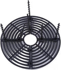Plant Pot Grids 4PCS Plant Pot Soil Guard with Nails Grid Flower Cover Baby Safety Mouse Protector Repel Cats(Brown Round 30cm)