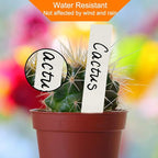 [Excellent] 100Pcs Plant Labels for Outdoor Garden, Plant Markers for Garden Waterproof, Plant Tags for Gardeners,White