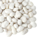 Mr. Fireglass 10lb White River Rocks, 3/8 inch Natural Decorative Polished Pebbles Aquarium Gravel Stones for Landscaping, Indoor Plants, Vase, Succulent, Fish Tank