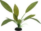2-Pack 12 Inch Aquarium Silk Aquarium Plants, Artificial Plastic Plant for Small Tank, Goldfish, Fish Hides (Green C, 12 Inch)