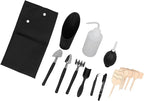 TOPINCN 18pcs Plant Tools Set Stainless Steel Gardening Tools with Lightweight Handle for Planting Transplanting Watering s Indoor Plants