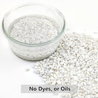YISZM 10LB Succulent and Cactus Gravel, 1/5 Inch White Natural Decorative Polished Pebbles for Landscaping, River Rocks for Plants, Vases, Aquariums, Terrarium and Outdoor Gardening