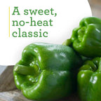 Bonnie Plants Green Bell Pepper Live Vegetable Plants - 4 Pack, Non-GMO, 2 - 3 Ft Plants, 4.5 x 4 Inch Pepper Size