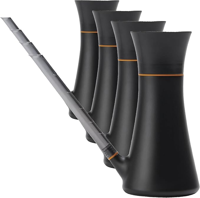 Fiskars Small Watering Can (40 oz) for Indoor Gardening,Water Can for Indoor Plants,Anti-Drip and Removable Nozzle,Made with Recycled Plastic,(Pack of 4)