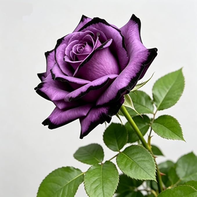 Rare Roses Seeds, 500 Pcs, Sunset Colored Blooming Plants for Garden Flower Beds, Borders & Cut Flowers, Prolific Outdoor Rose Seeds Thriving in Full Sun & Well-Draining Soil (Purple)