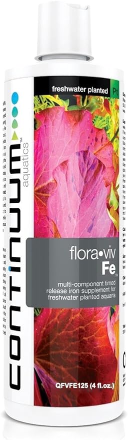 Continuum Aquatics Flora Viv Fe – Timed Release Iron Supplement for Freshwater Planted Aquariums 125-ml