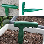 3 Pack Hand Dibber with 4 Inch Measuring Scale Small Plastic Seed Dibber Bulb Planter Tool Seed Planter Herb Seeds Planting Dibbers for Seedlings Vegetable Seeds Garden Kit Tulip Flower Bulbs
