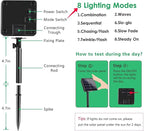 4 Pack Solar String Lights for Outside, 170 FT 480 LED Solar Twinkle Light Outdoor with 8 Modes & Memory Function, Super Long Waterproof Chrismas Lights for Xmas Tree Party Decorations (Cool White)