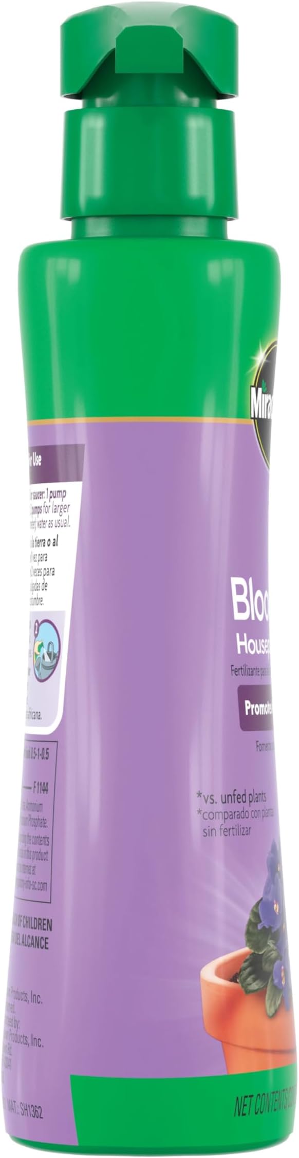 Miracle-Gro Blooming Houseplant Food, 8 oz., Plant Food Feeds All Flowering Houseplants Instantly, Including African Violets, 2 Pack