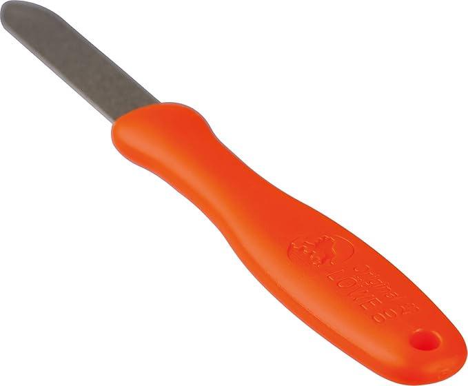 Original LÖWE Diamond file 0023 with ergonomic grip shape, fine structure with robust and durable diamond coating, for scissors, axes and tools