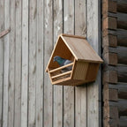 Cedar Mourning Dove Nesting Box, Oltara Wooden Dove Pigeon Bird House for Outdoors