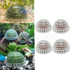 4 Pack Aquarium Moss Ball Shape Holder, Fish Tank Moss Ball Live Plants Shaping Filter Planter, Exotic Moss Accessory Decor Ornaments for Aquarium Shrimp Betta Fish Tank