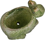 Vintage Cement Animal Planter Pots,Cement Succulent Planter,Indoor & Outdoor Garden Decor Rustic Shabby Flower Plants for Home,Patio,Balcony(Green Rabbit)