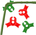 80 Pcs Low Stress Training Clips, 90 Degrees Plant Trainer, Bud Benders, Plant Stem Support Bender for Plants - Red and Green