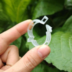 Trellis Clips for Climbing Plants Outdoor,Plant Support Clips Reusable Garden Clips,Tomato Clips, Plastic Trellis Clips,Garden Plant Clips to Grow Upright Makes Plants (50, White)