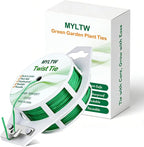100m Garden Cable Ties & Cutters, Reusable Green Wire Twist Ties for Climbing Plants & Home Organization