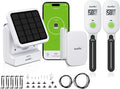 RAINPOINT WiFi Solar Auto Watering System with Two Smart Digital Soil Sensors for House Potted Plants