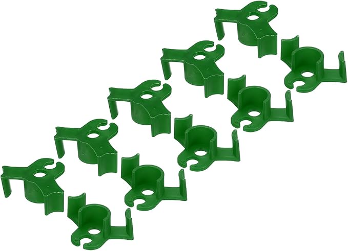PATIKIL 90 Degree Plant Bender, 30 Pcs Plastic Plant Stem Training Clips for Low Stress Training, Green