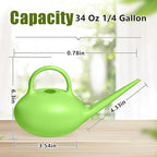 Plant Watering Can - for Indoor Plant Garden - 1/4 Gallon - Green