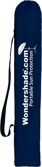 Wondershade Ultimate Portable Sun Shade Umbrella – Lightweight Adjustable Outdoor Patio & Beach Umbrella with Tripod Base (Navy)