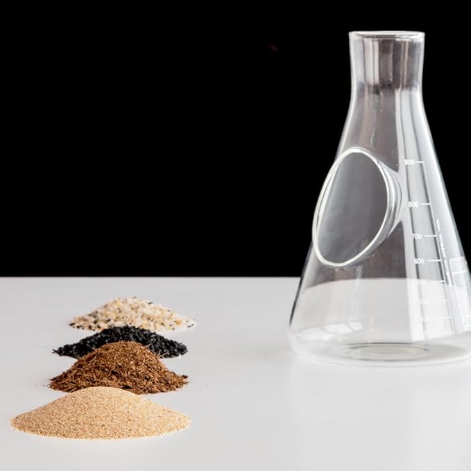 Suck UK Terrarium Chemistry Set | Chemistry Flask Terrarium Kit for Indoor Plants | Terrarium Kit for Kids & Adults | Glass Terrarium with Soil for Succulent Plants | Mini Ecosystem |