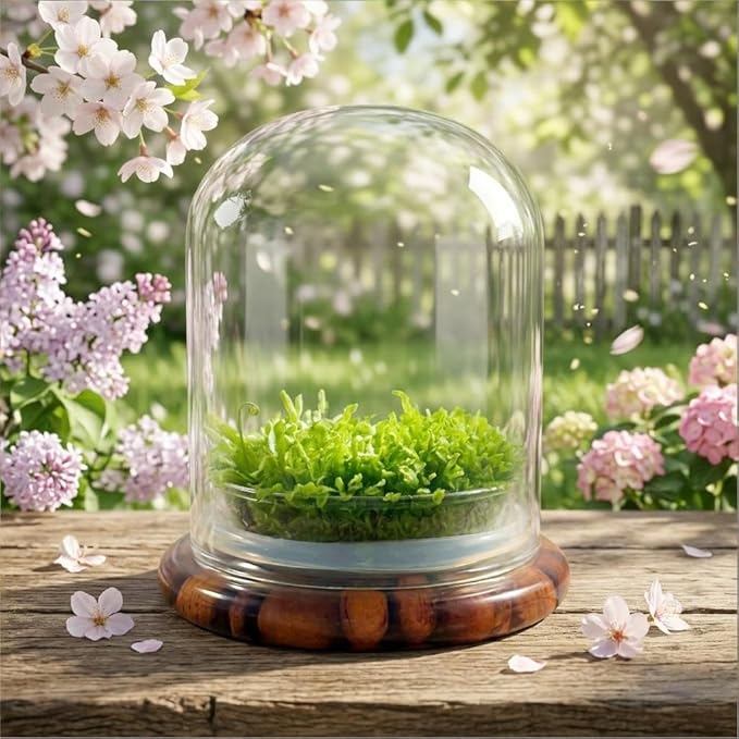 Bloomify Live Sundew Carnivorous Plants Live – Self-Growing Moss – No Maintenance Terrarium – Long-Lasting - Ecosystem